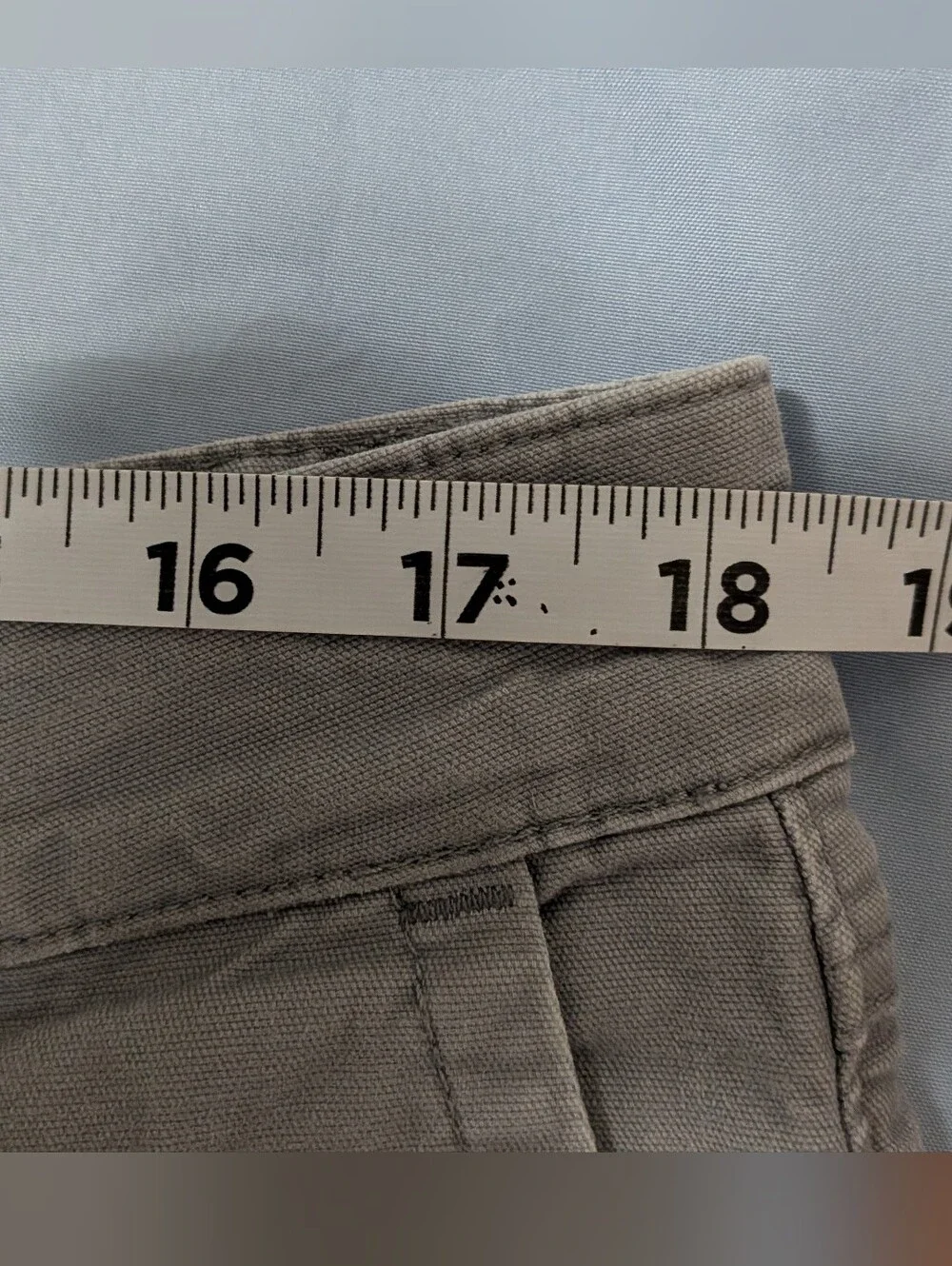 Stio Tusky Men's 36 Casual Outdoor Hiking Canvas Shorts Grey Stretch 2393